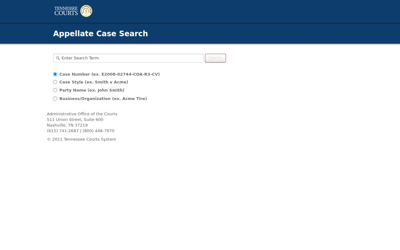 Marshall County warrant search distinction from the Tennessee appellate case history search