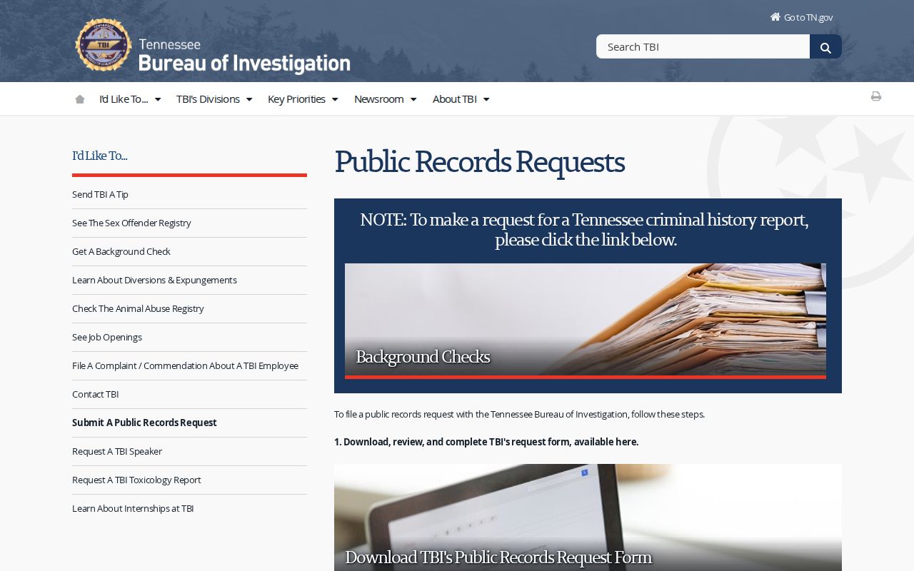 Marshall County warrant search public records request channel and sample request fields